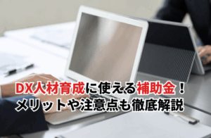 【2025】DX人材育成に使える補助金・助成金を紹介！メリットや注意点も徹底解説